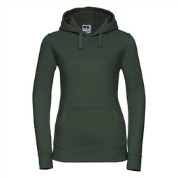 Afbeelding van RUS Ladies Authentic Hooded Sweat, Bottle Green, XS