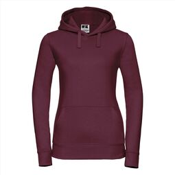 Afbeelding van RUS Ladies Authentic Hooded Sweat, Burgundy, XS
