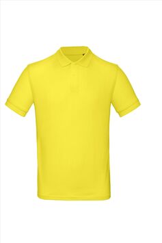 Afbeelding van B&C Inspire Polo Men_° Solar Yellow, S