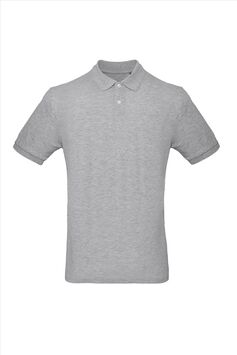 Afbeelding van B&C Inspire Polo Men_° Heather Grey, S
