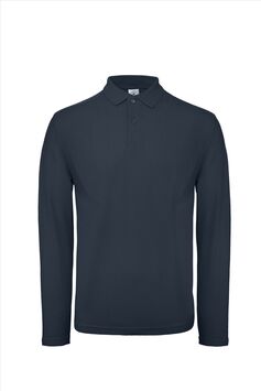 Afbeelding van B&C ID.001 LSL Polo Men, Navy, XS