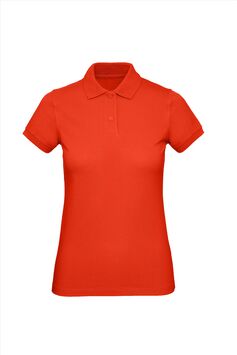 Afbeelding van B&C Inspire Polo Women_° Fire Red, S