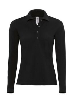 Afbeelding van B&C Safran Pure Women LSL, Black, S