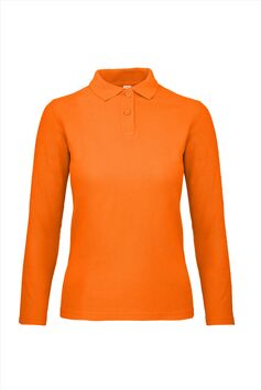 Afbeelding van B&C ID.001 LSL Polo Women, Orange, XS