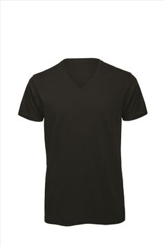 Afbeelding van B&C Inspire V-neck T Men_° Black, S
