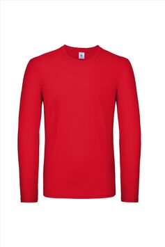 Afbeelding van B&C #E150 Longsleeve, Red, S