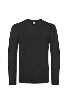 Afbeelding van B&C #E190 Longsleeve, Black, S