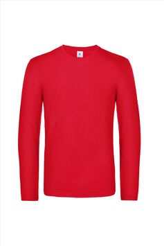 Afbeelding van B&C #E190 Longsleeve, Red, S