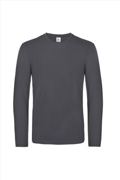 Afbeelding van B&C #E190 Longsleeve, Dark Grey, S