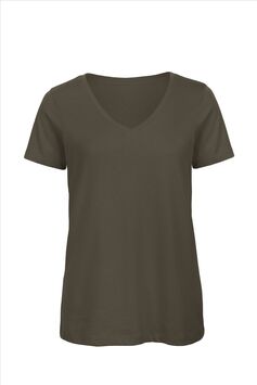 Afbeelding van B&C Inspire V-neck T Women_° Khaki, S