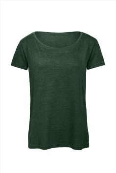 Afbeelding van B&C Triblend T Women , Heather Forest, S