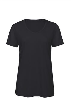 Afbeelding van B&C Triblend V-neck T Women , Navy, S