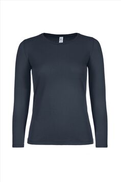 Afbeelding van B&C #E150 Longsleeve Women, Navy, S