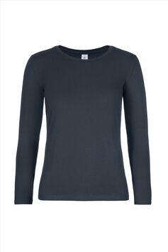 Afbeelding van B&C #E190 Longsleeve Women, Navy, S