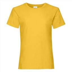 Afbeelding van FOTL Girls Valueweight T, Sunflower, 3-4jr