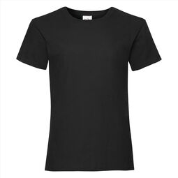 Afbeelding van FOTL Girls Valueweight T, Black, 3-4jr