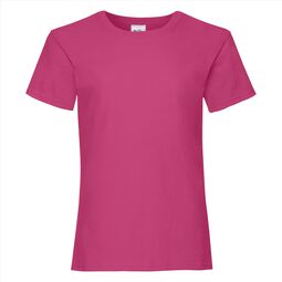 Afbeelding van FOTL Girls Valueweight T, Fuchsia, 3-4jr