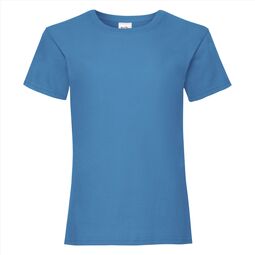 Afbeelding van FOTL Girls Valueweight T, Azure Blue, 3-4jr