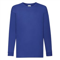 Afbeelding van FOTL Kids Valueweight Longsleeve T, Royal Blue, 3-4jr