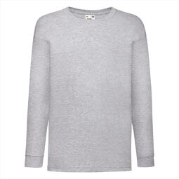 Afbeelding van FOTL Kids Valueweight Longsleeve T, Heather Grey, 3-4jr