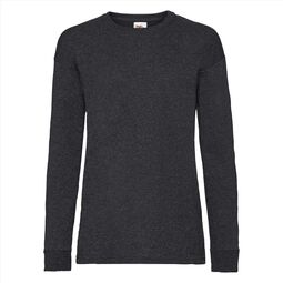 Afbeelding van FOTL Kids Valueweight Longsleeve T, Dark H. Grey, 3-4jr
