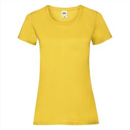 Afbeelding van FOTL Lady-Fit Valueweight T, Sunflower, S
