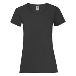 Afbeelding van FOTL Lady-Fit Valueweight T, Black, S