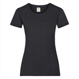 Afbeelding van FOTL Lady-Fit Valueweight T, Dark Heather Grey, S