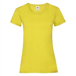 Afbeelding van FOTL Lady-Fit Valueweight T, Yellow, S