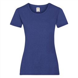 Afbeelding van FOTL Lady-Fit Valueweight T, Heather Royal, S