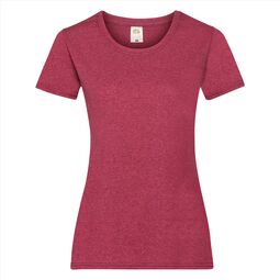 Afbeelding van FOTL Lady-Fit Valueweight T, Vintage Heather Red, S