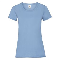 Afbeelding van FOTL Lady-Fit Valueweight T, Sky Blue, S