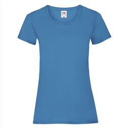 Afbeelding van FOTL Lady-Fit Valueweight T, Azure Blue, S
