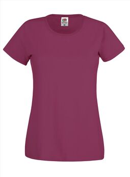 Afbeelding van FOTL Lady-Fit Original T, Burgundy, S