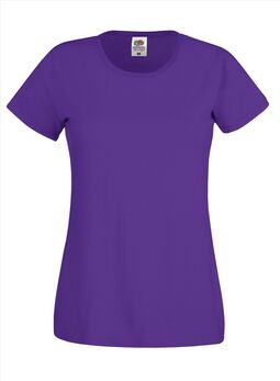 Afbeelding van FOTL Lady-Fit Original T, Purple, S