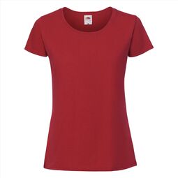 Afbeelding van FOTL Lady Ringspun Premium T, Red, S
