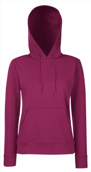 Afbeelding van FOTL Lady-Fit Classic Hooded Sweat, Burgundy, S
