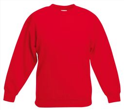 Afbeelding van FOTL Kids Classic Set-In Sweat, Red, 3-4jr