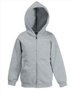 Afbeelding van FOTL Kids Classic Hooded Sweat Jacket, Heather Grey, 5-6jr