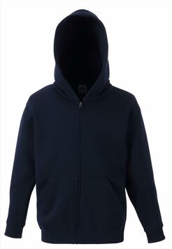 Afbeelding van FOTL Kids Classic Hooded Sweat Jacket, Deep Navy, 5-6jr