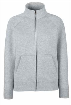 Afbeelding van FOTL Lady-Fit Premium Sweat Jacket, Heather Grey, S