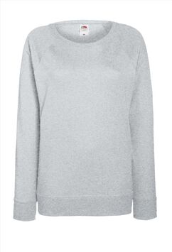 Afbeelding van FOTL Lady-Fit Lightweight Raglan Sweat, Heather Grey, S