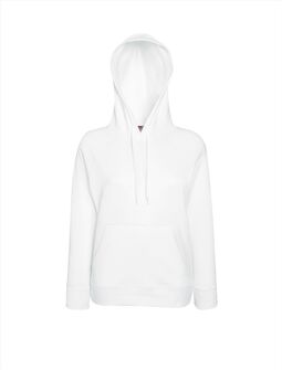 Afbeelding van FOTL Lady-Fit Lightweight Hooded Sweat, White, S
