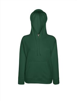 Afbeelding van FOTL Lady-Fit Lightweight Hooded Sweat, Bottle Green, S