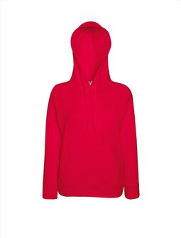 Afbeelding van FOTL Lady-Fit Lightweight Hooded Sweat, Red, S