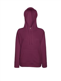 Afbeelding van FOTL Lady-Fit Lightweight Hooded Sweat, Burgundy, S