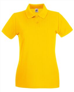 Afbeelding van FOTL Lady-Fit Premium Polo, Sunflower, S
