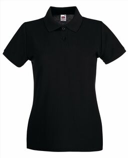 Afbeelding van FOTL Lady-Fit Premium Polo, Black, S