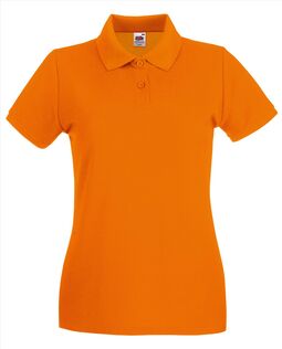 Afbeelding van FOTL Lady-Fit Premium Polo, Orange, S
