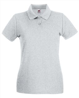 Afbeelding van FOTL Lady-Fit Premium Polo, Heather Grey, S